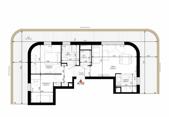 Leilighet i Châtillon, Hauts-de-Seine, Châtillon - € 565 000 | Ref: 6190 - foto 1
