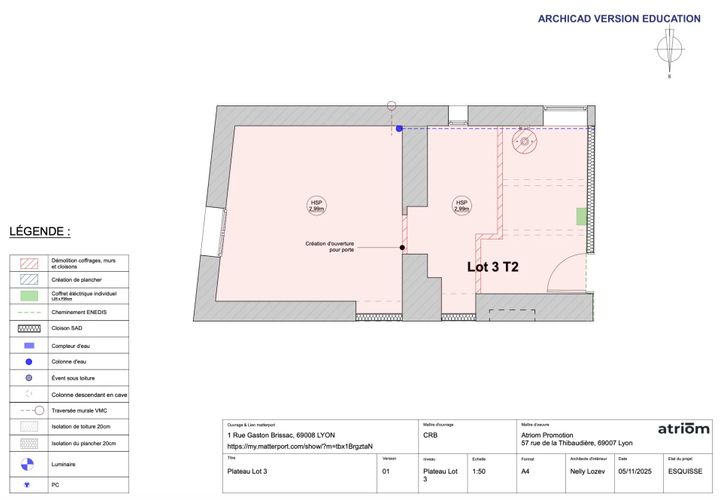 Lejlighed i Lyon, Rhone, Lyon - € 99.000 | Ref: 86488697 - foto 1