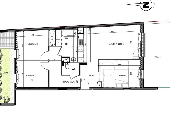 Lejlighed i Dijon, Cote-d'Or, Dijon - € 280.000 | Ref: 86644844 - foto 1