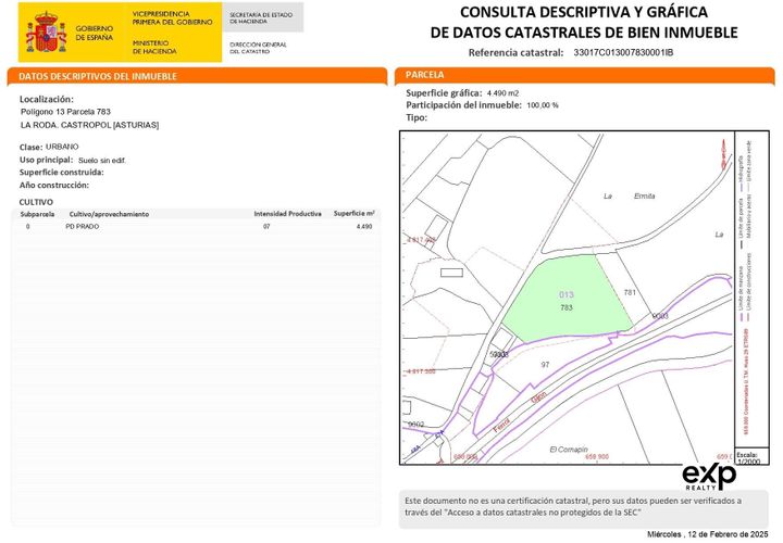 Helårsgrund i Castropol, Asturias, Castropol - € 65.000 | Ref: EXP13273/8930 - foto 1