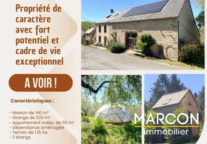 Landejendom i Châtelus-Malvaleix, Creuse, Châtelus-Malvaleix - € 287.000 | Ref: 89344 - foto 1