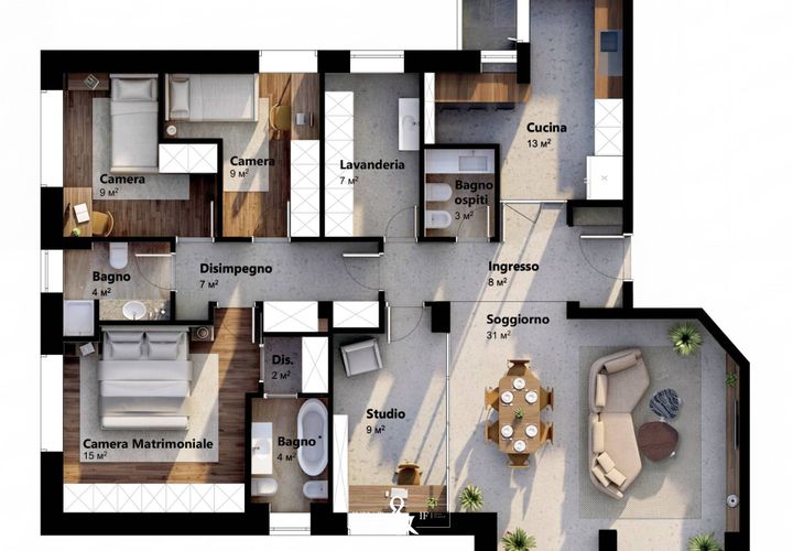 Lejlighed i Monza, Monza and Brianza, Monza - € 590.000 | Ref: 400 - foto 1