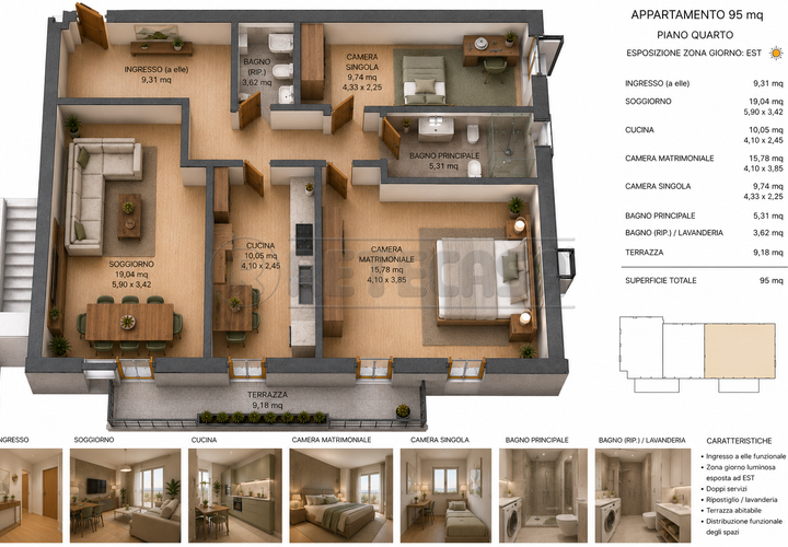 Lejlighed i Mirano, Venice, Mirano - € 179.000 | Ref: MIV1706 - foto 1