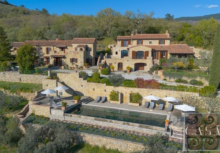 Villa a Cortona, Arezzo, Cortona - € 3.490.000 | Ref: v631924-x - foto 1