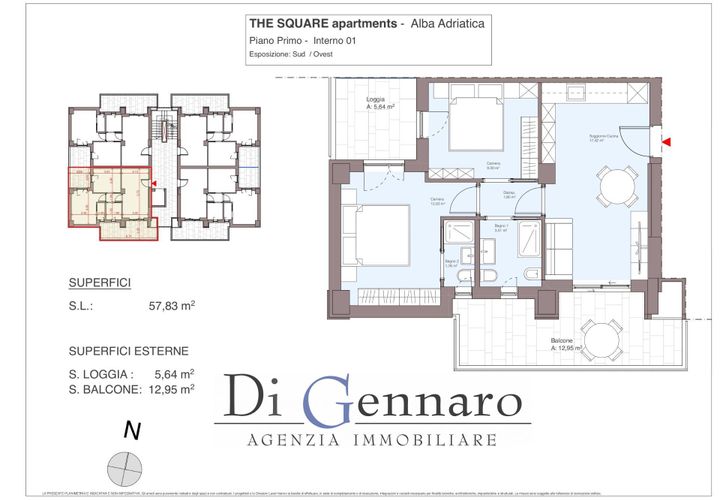 Leilighet i Alba Adriatica, Teramo, Alba Adriatica - € 205 000 | Ref: s11 - foto 1