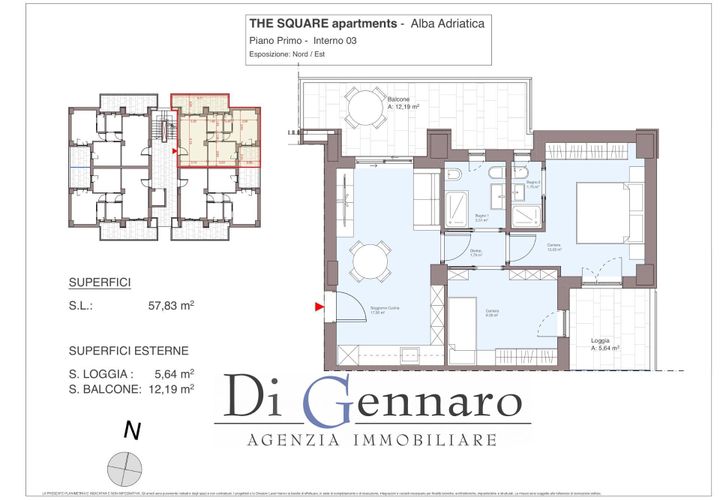 Lejlighed i Alba Adriatica, Teramo, Alba Adriatica - € 210.000 | Ref: s13 - foto 1
