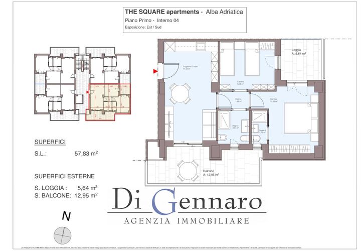 Leilighet i Alba Adriatica, Teramo, Alba Adriatica - € 210 000 | Ref: s14 - foto 1