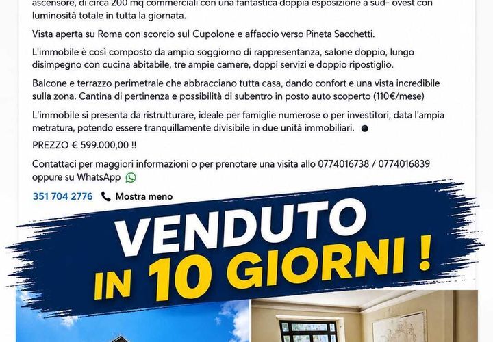 Lejlighed i Rome, Rome, Rome - € 599.000 | Ref: 279 - foto 1
