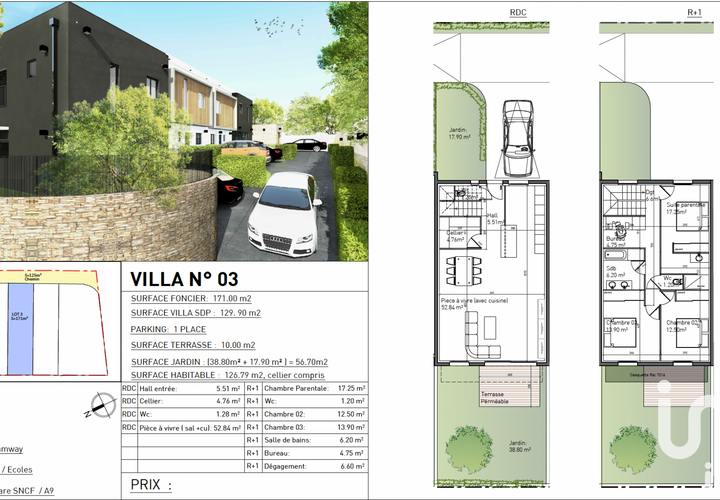 Villa i Montpellier, Herault, Montpellier - € 487.000 | Ref: 53031 - foto 1