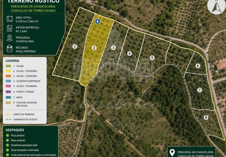 Terra a Assentiz, Santarem, Assentiz - € 13.500 | Ref: SÒL_193 - foto 1
