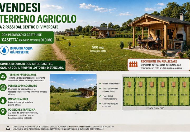 Tomt i Vimercate, Monza and Brianza, Vimercate - € 25 000 | Ref: 2498 - foto 1