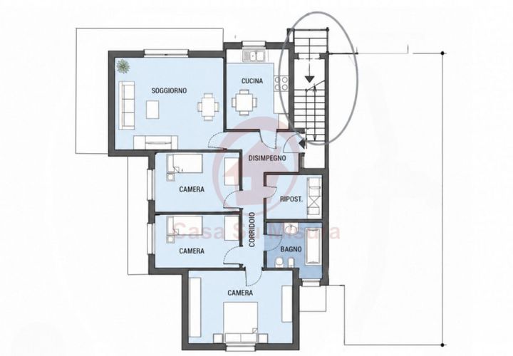 Villa i Cadoneghe, Padua, Cadoneghe - € 300.000 | Ref: P003 - foto 1