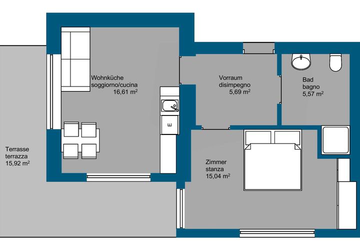 Leilighet i Brixen - Bressanone, South Tyrol, Brixen - Bressanone - € 370 000 | Ref: R06898BX2Z-1322171 - foto 1