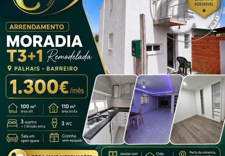 Villa a Barreiro, Setubal, Barreiro - € 1.300/mes | Ref: 28/26 - foto 1