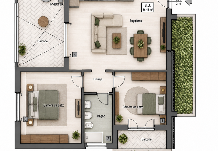 Lejlighed i Rome, Rome, Rome - € 255.000 | Ref: ROM001 - foto 1