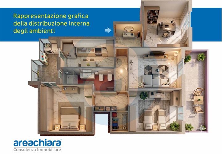 Lejlighed i Bari, Bari, Bari - € 242.000 | Ref: Quadrivani_Viale_del_Concilio_Vaticano_ll - foto 1