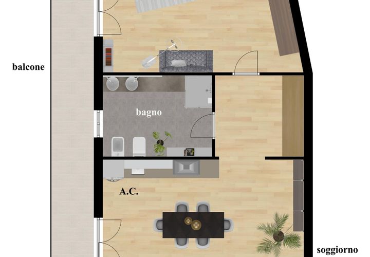 Apartament a Quartucciu, Cagliari, Quartucciu - € 600/mes | Ref: 1039 - foto 1