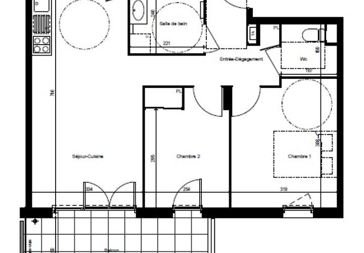 Apartament a Cluses, Haute-Savoie, Cluses - € 824/mes | Ref: 9730 - foto 1