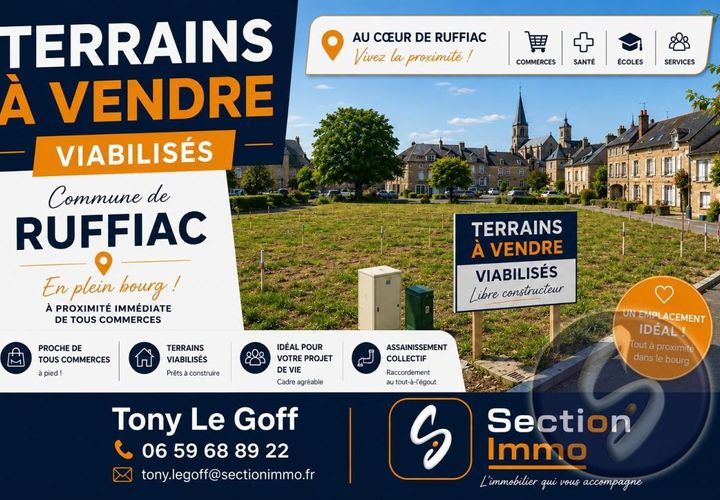 Helårsgrund i Ruffiac, Morbihan, Ruffiac - € 48.275 | Ref: getkey_11135 - foto 1