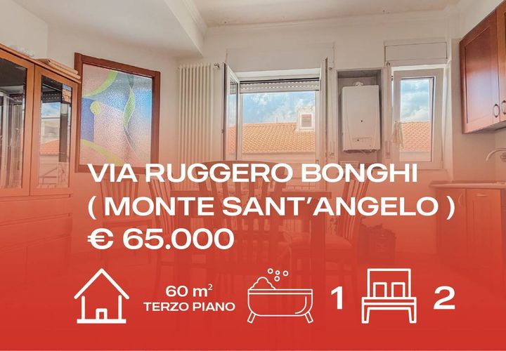 Lejlighed i Monte Sant'Angelo, Foggia, Monte Sant'Angelo - € 65.000 | Ref: VIA RUGGERO BONGHI - foto 1