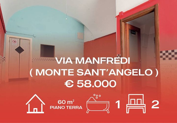 Lejlighed i Monte Sant'Angelo, Foggia, Monte Sant'Angelo - € 58.000 | Ref: VIA MANFREDI PIANO TERRA - foto 1