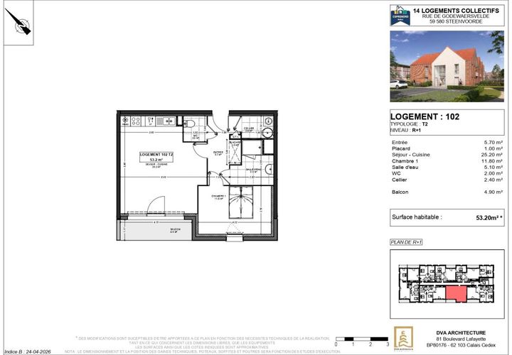 Leilighet i Steenvoorde, Nord, Steenvoorde - € 172 000 | Ref: STEENVOORDE_A102 - foto 1