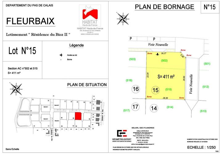 Tomt i Fleurbaix, Pas-de-Calais, Fleurbaix - € 126 000 | Ref: PL15_FLEURBAIX - foto 1