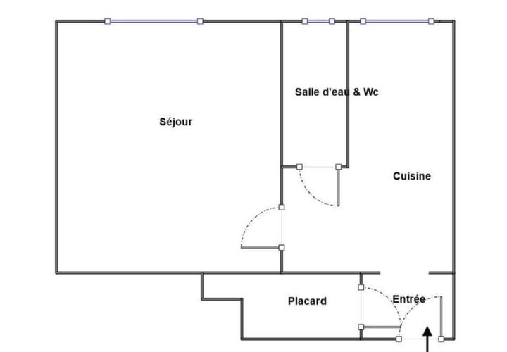 Estudi a Bagneux, Hauts-de-Seine, Bagneux - € 790/mes | Ref: 896186 - foto 1