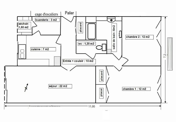 Apartament a Sete, Herault, Sete - € 815/mes | Ref: 894855 - foto 1