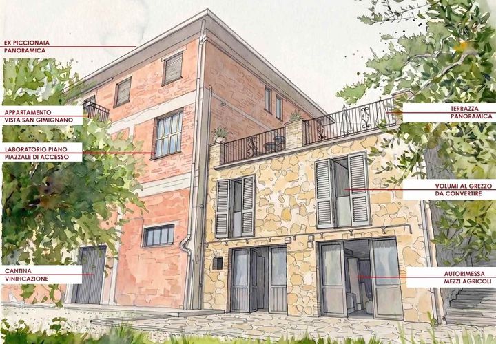 Gårdshus i Certaldo, Florence, Certaldo - € 980 000 | Ref: a9756ta2581167a - foto 1