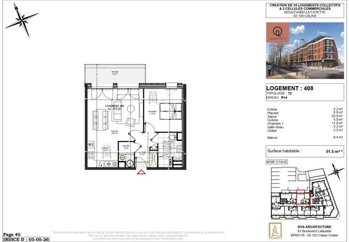Wohnung in Calais, Pas-de-Calais, Calais - € 212.000 | Ref: 408_QUINTESSENCE - Foto 1