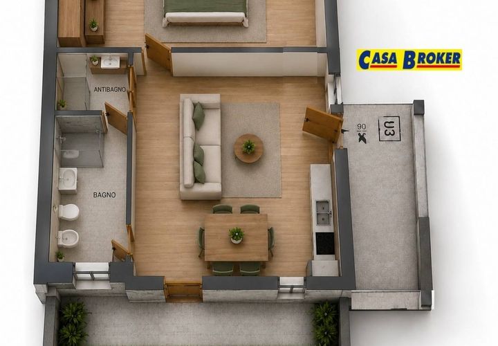Leilighet i Monteprandone, Ascoli Piceno, Monteprandone - € 105 000 | Ref: app26 - foto 1