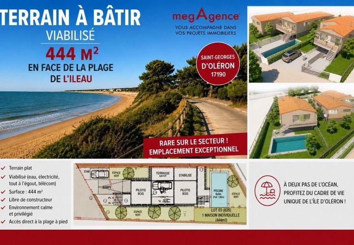 Helårsgrund i Saint-Georges-d'Oleron, Charente-Maritime, Saint-Georges-d'Oleron - € 212.600 | Ref: 206218 - foto 1