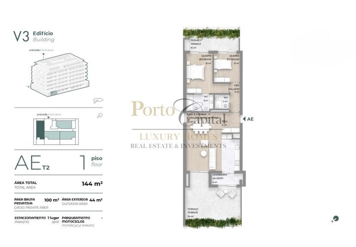Lejlighed i Maia, Porto, Maia - € 399.000 | Ref: PC_11559 - foto 1