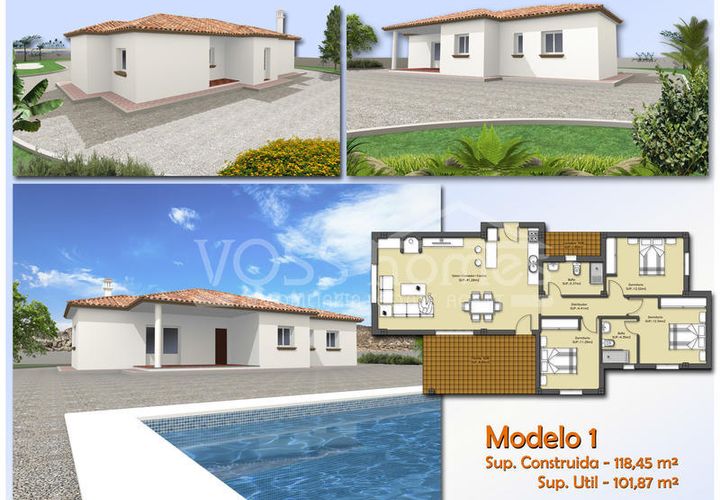 Villa i Huercal-Overa, Almeria, Huercal-Overa - € 196.000 | Ref: VH1542 - foto 1