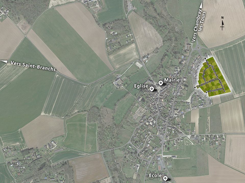 Helårsgrund i Tauxigny, Indre-et-Loire - foto 1