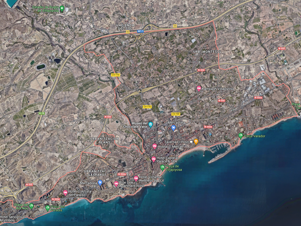 Helårsgrund i Villajoyosa, Alicante - foto 1