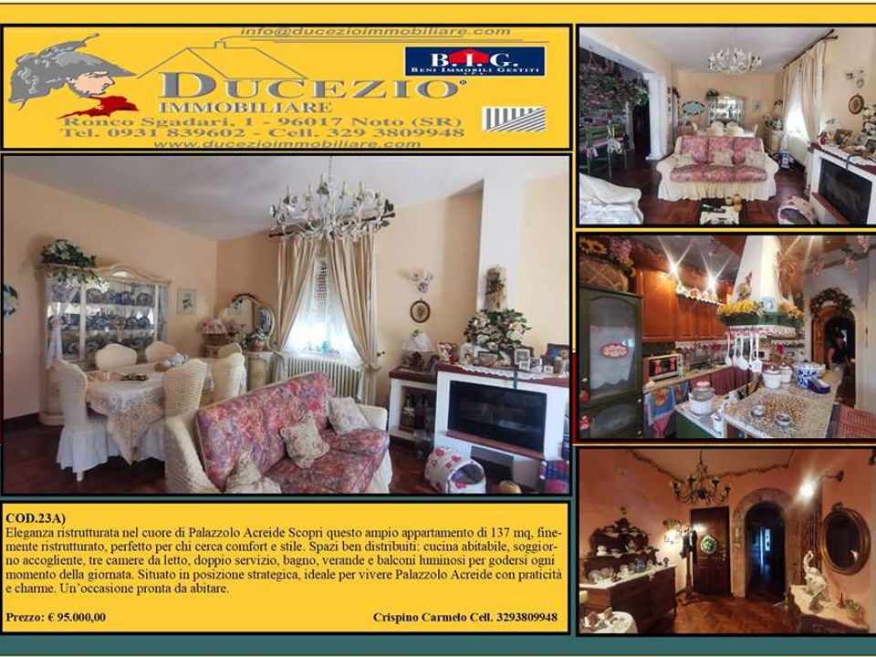 Lejlighed i Palazzolo Acreide, Siracusa - foto 1