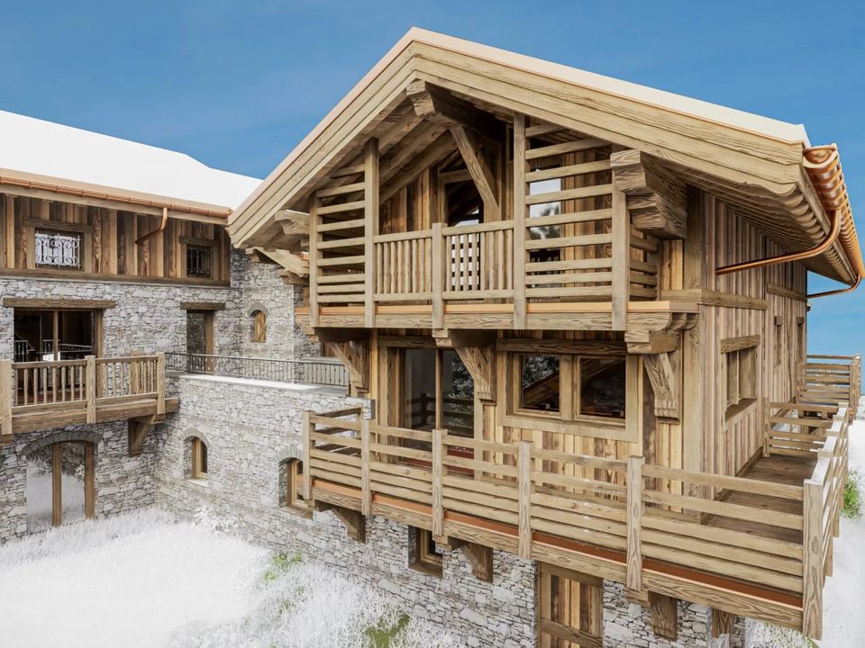 Chalet de madera en Les Allues, Savoie - foto 1
