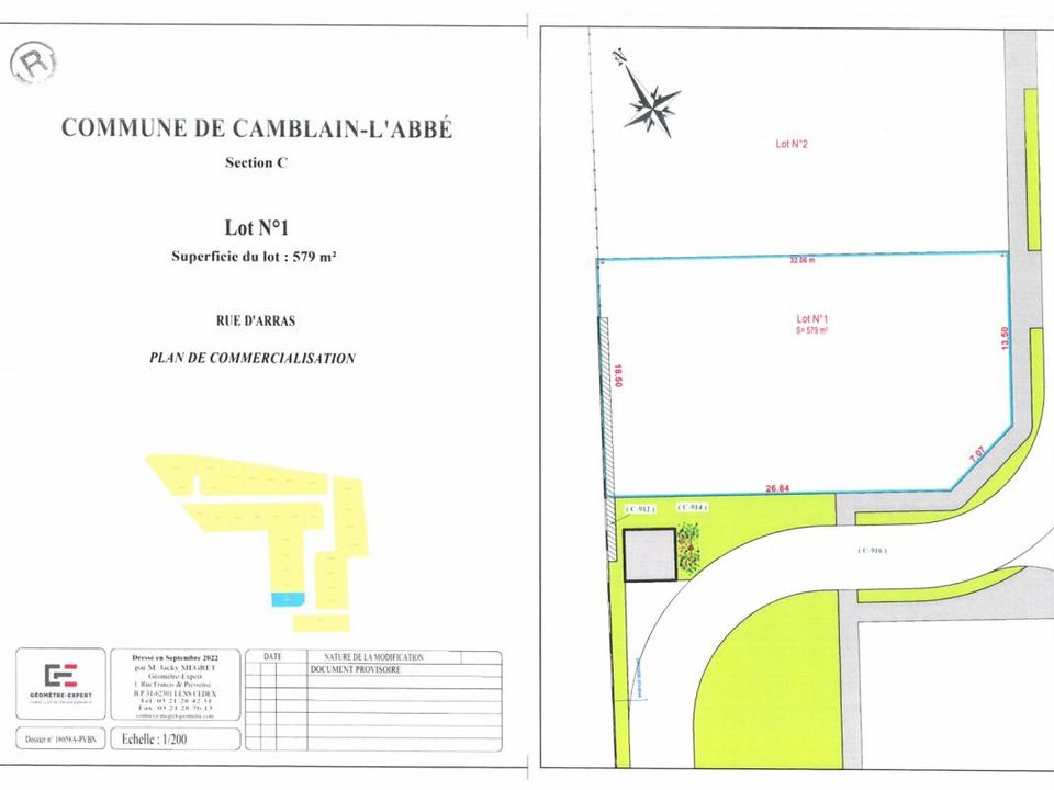 Helårsgrund i Camblain-lAbbé, Pas-de-Calais - foto 3