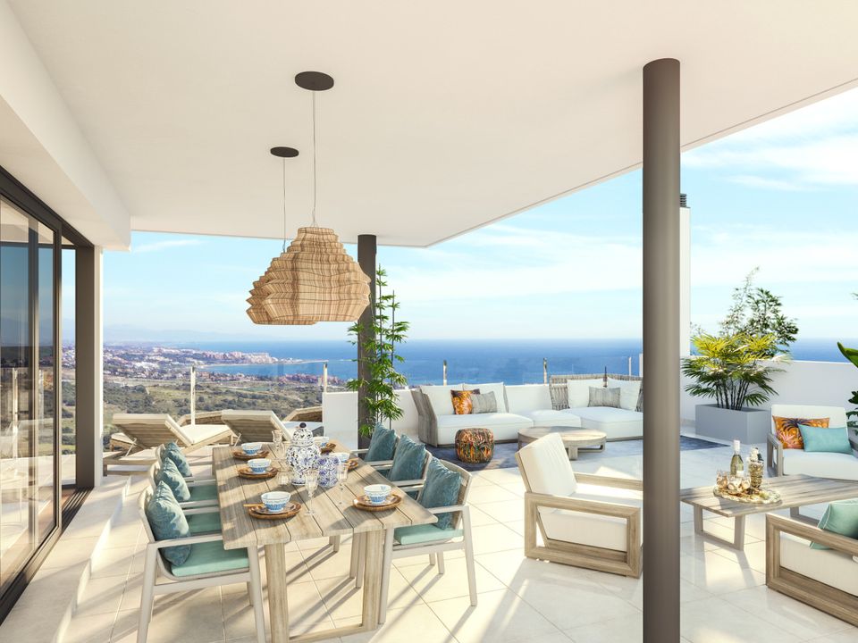Penthouse i Casares, Malaga - foto 1