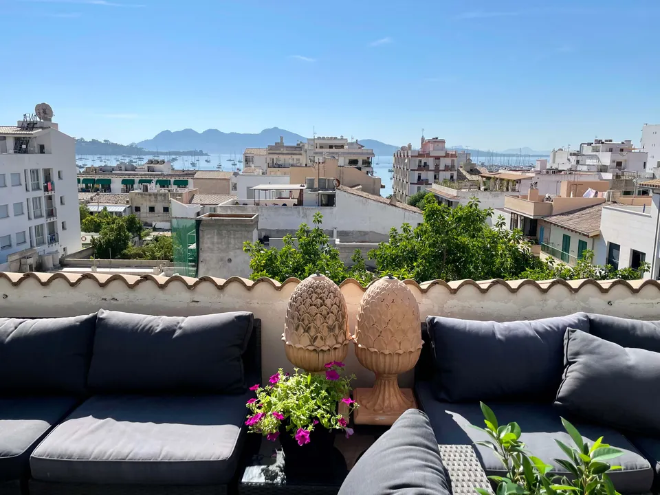 Penthouse i Port De Pollenca, Mallorca - foto 1
