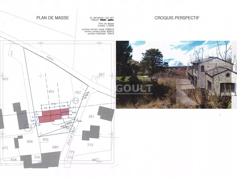 Tomt i Saint-Saturnin-les-Apt, Vaucluse - bilde 2
