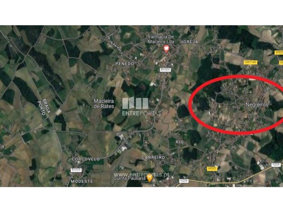 Helårsgrund i Negreiros e Chavao, Braga - foto 1
