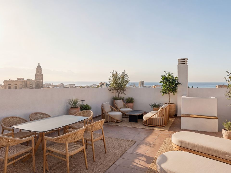 Penthouse i Malaga city, Malaga - foto 1