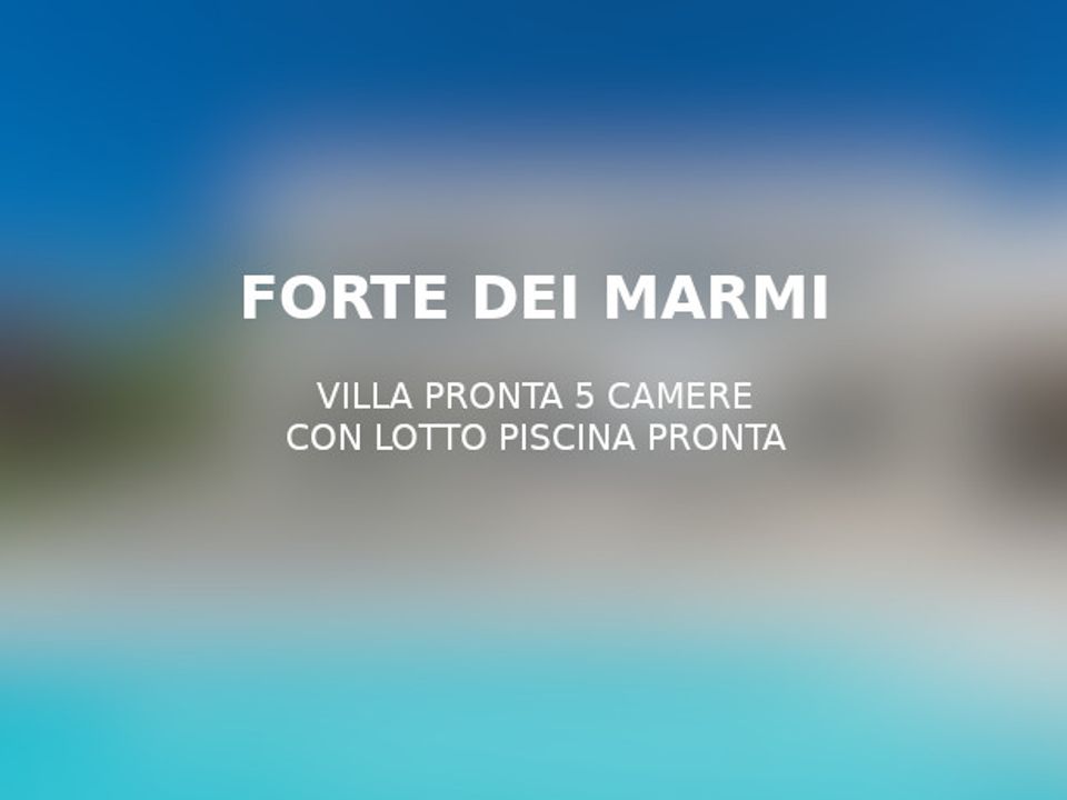 Villa i Forte dei Marmi, Lucca - foto 1