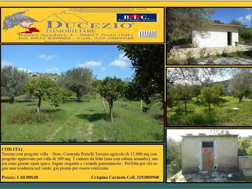 Helårsgrund i Noto, Siracusa - foto 1