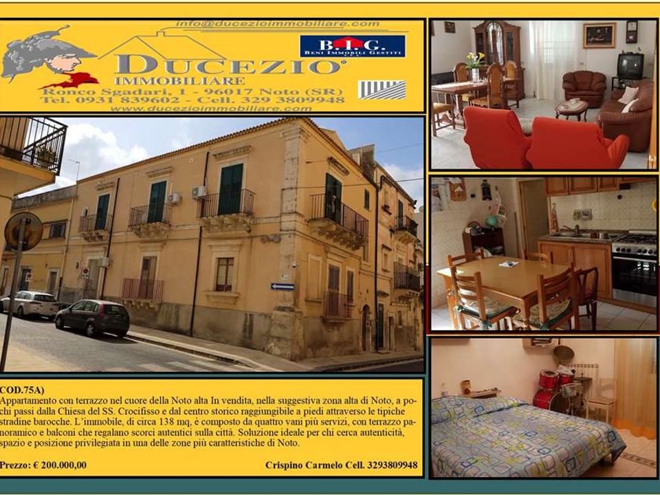 Lejlighed i Noto, Siracusa - foto 1