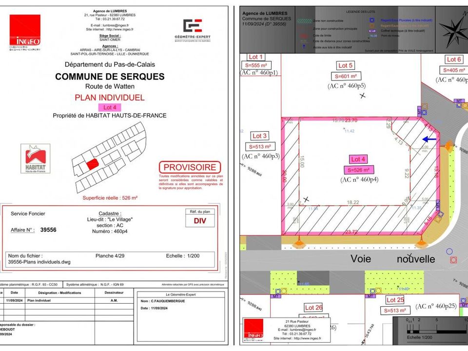 Tomt i Serques, Pas-de-Calais - bilde 1