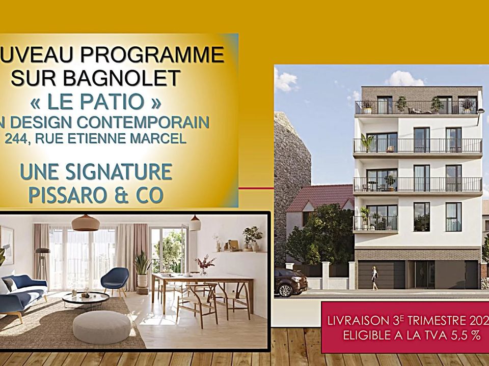 Lejlighed i Montreuil, Seine-Saint-Denis - foto 1